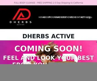 Dherbsactive.com(Dherbs Active) Screenshot