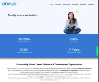 Dheya.com(India’s Best Career Counselling & Guidance Platform) Screenshot