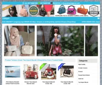 Dheyndhey.com(Jual Tas Import China dan Korea) Screenshot