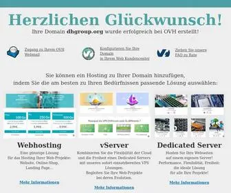 DHgroup.org(Seite wird erstellt) Screenshot