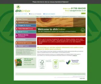 DHhtimber.co.uk(Birch Plywood Supplier & Distributor UK) Screenshot