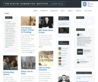 Dhi.ac.uk(The Digital Humanities Institute) Screenshot