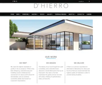 Dhierro.com(D’Hierro) Screenshot