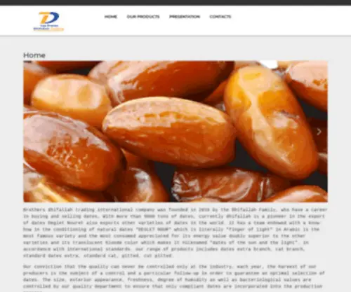 Dhifallah-Dattes.com(Dhifallah Dattes) Screenshot