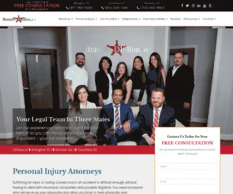 Dhillonlawfirm.com(Personal Injury Attorneys in Arlington & DFW) Screenshot