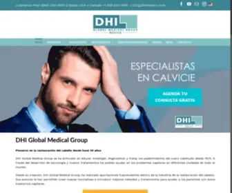 Dhimexico.com(Clínica Capilar DHI México) Screenshot
