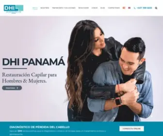 Dhipanama.com(Clínica de Restauración del Cabello en Panamá) Screenshot