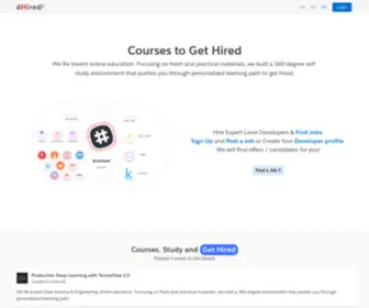 Dhired.com(dhired) Screenshot