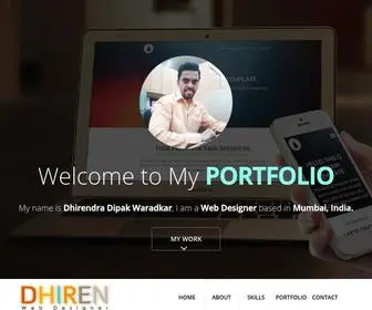 Dhirendesigner.com(Dhirendra Waradkar) Screenshot