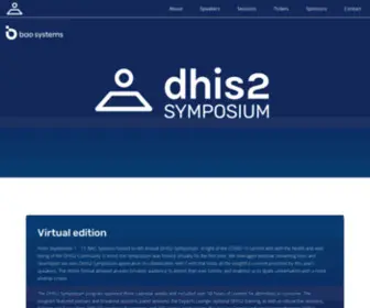 Dhis2SYmposium.org(DHIS2 Symposium) Screenshot