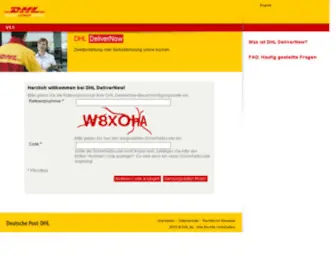 DHL-Delivernow.de(DHL DeliverNow) Screenshot