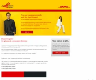 DHL-Discoverlogistics.com(DHL Discoverlogistics) Screenshot