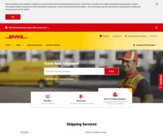 DHL-Usa.com(Global Logistics) Screenshot