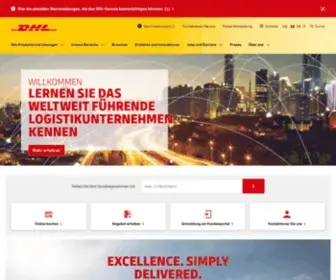 DHL.ch(Schweiz) Screenshot