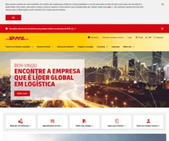 DHL.com.br(Logística) Screenshot