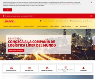DHL.com.do(República Dominicana) Screenshot