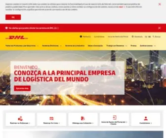 DHL.com.ve(Logística) Screenshot