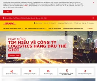 DHL.com.vn(Vietnam) Screenshot