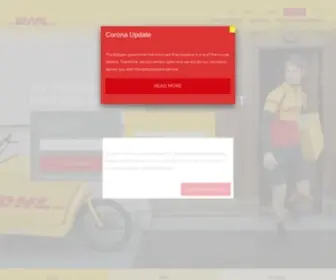Dhlexpress.be(Easy and quickly international shipping) Screenshot