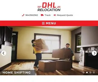 DHlmovers.com(DHL Relocation) Screenshot