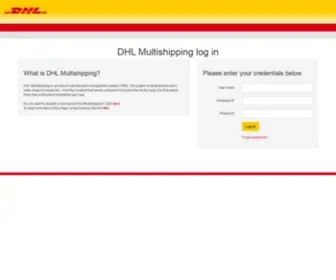 DHlmultishipping.se(DHlmultishipping) Screenshot