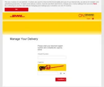 DHLMypayment.us(On Demand Delivery) Screenshot