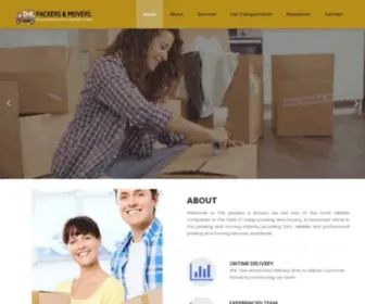 DHlpackers.com(DHL Packers & Movers) Screenshot