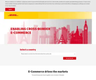 DHlparcel.com(DHL Parcel Europe) Screenshot