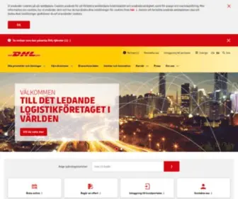 DHL.se(Globalt nätverk) Screenshot