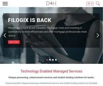 DHLTD.com(Financial software solutions in Canada) Screenshot