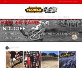 Dhma.com(Donnie Hansen Motocross Academy) Screenshot