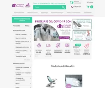 Dhmaterialmedico.com(DH Material Médico) Screenshot