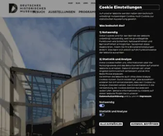 DHM.de(Deutsches Historisches Museum) Screenshot