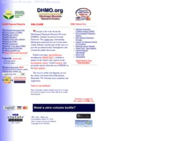 Dhmo.org(Dihydrogen Monoxide Research Division) Screenshot