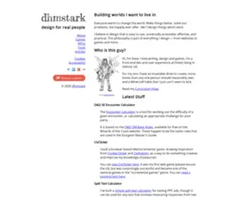 DHMstark.co.uk(Design for real people) Screenshot