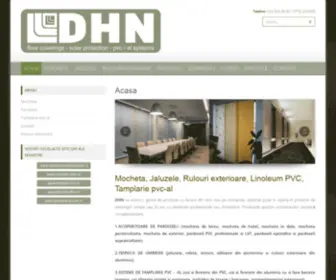 DHN.ro(Mocheta, Jaluzele, Rulouri exterioare, Linoleum PVC) Screenshot