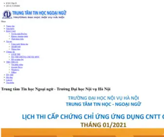 DHNV.edu.vn(Trung Tâm Tin học Ngoại ngữ) Screenshot