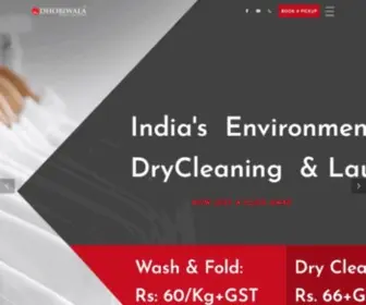 Dhobiwala.com(Best dependable laundry near me & dry cleaning near me) Screenshot