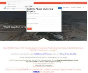 Dholerasmartcity.net(Infinity Infra) Screenshot