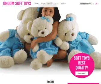 Dhoomsofttoys.in(Dhoomsofttoys) Screenshot