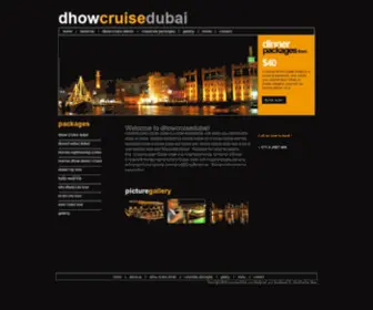 Dhowcruisedubai.com(Dhow Cruise Dubai) Screenshot