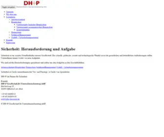 DHP-Beratung.de(DH+P) Screenshot