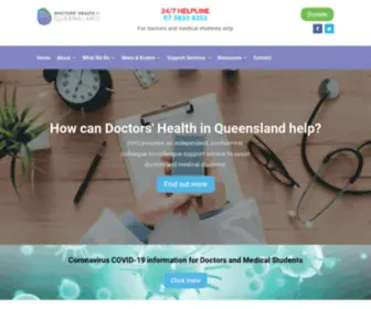 DHQ.org.au(Doctors' Health Advisory Service (Qld)) Screenshot