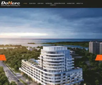 Dhrendering.com(3D Architectural Rendering Toronto) Screenshot