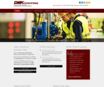 DHRstaffing.com(Light Industrial Staffing) Screenshot