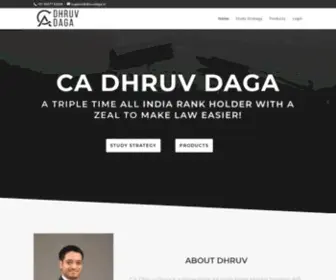 Dhruvdaga.in(CA Dhruv Daga) Screenshot