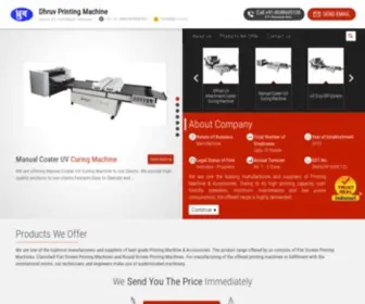 DhruvPrinting.com(Dhruv Printing Machine) Screenshot