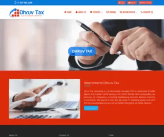 Dhruvtax.com(Dhruv Tax Consulting) Screenshot