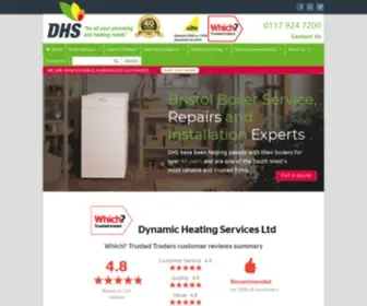 DHS-UK.com(Dynamic Heating Services) Screenshot