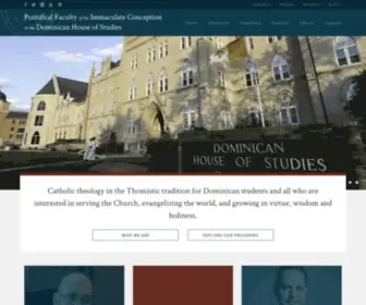 DHS.edu(Dominican House of Studies in Washington DC) Screenshot